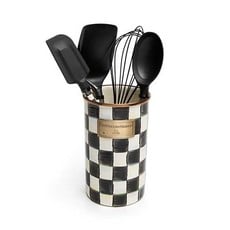 Mackenzie-Childs Courtly Check Enamel Utensil Set