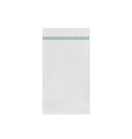 Vietri Paper Soft Napkins Fringe Green Guest Towels Pack of 20