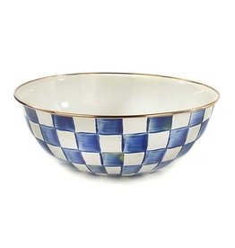 Mackenzie-Childs Royal Check Enamel Everyday Bowl-XLG