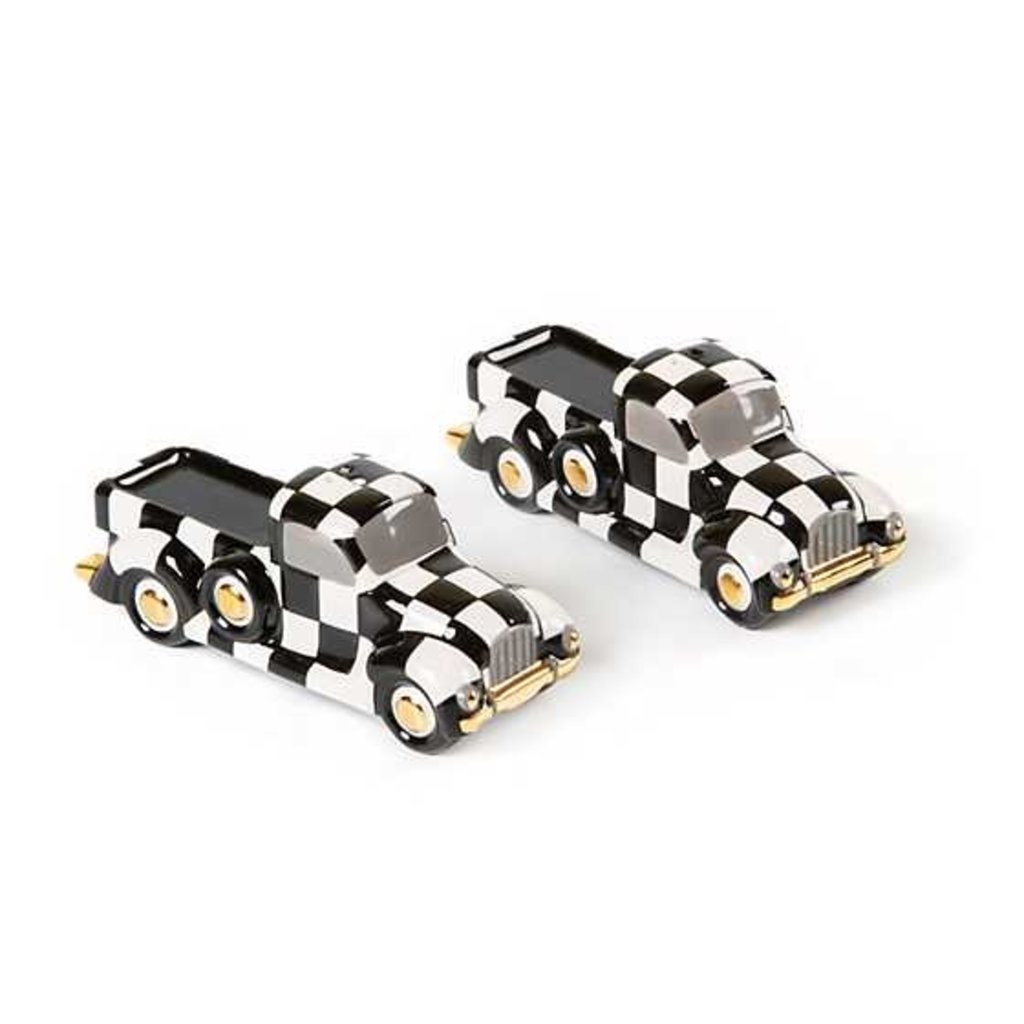 Mackenzie-Childs Courtly Truck Salt & Pepper Set