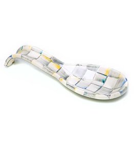 Mackenzie-Childs Sterling Check Enamel Spoon Rest