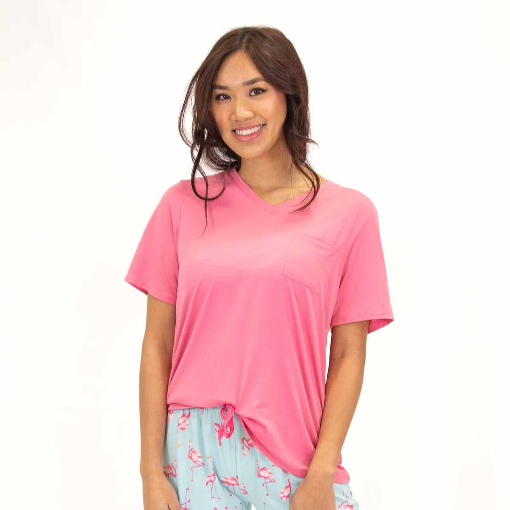 Highlands V neck Pocket tee
