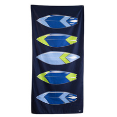 Wipeout Beach Towel navy/blue/lime