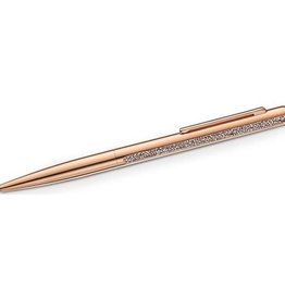 Swarovski Crystal Shimmer ballpoint pen Rose gold tone, Rose gold-tone plated