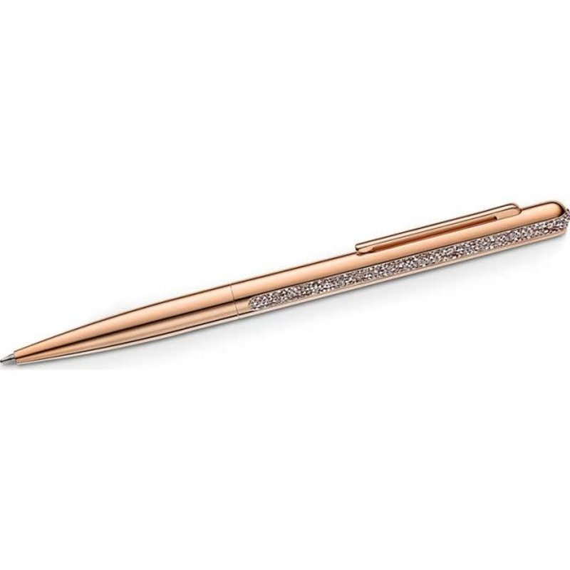 Swarovski Crystal Shimmer ballpoint pen Rose gold tone, Rose gold-tone plated