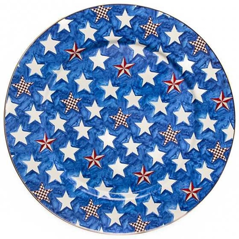 Mackenzie-Childs Royal Star Enamel Serving Platter