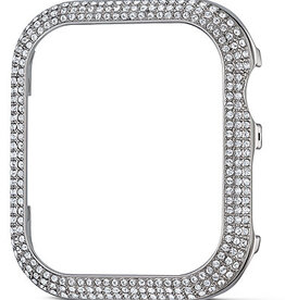 Swarovski Sparkling case compatible with Apple Watch® 40 mm, Silver-tone