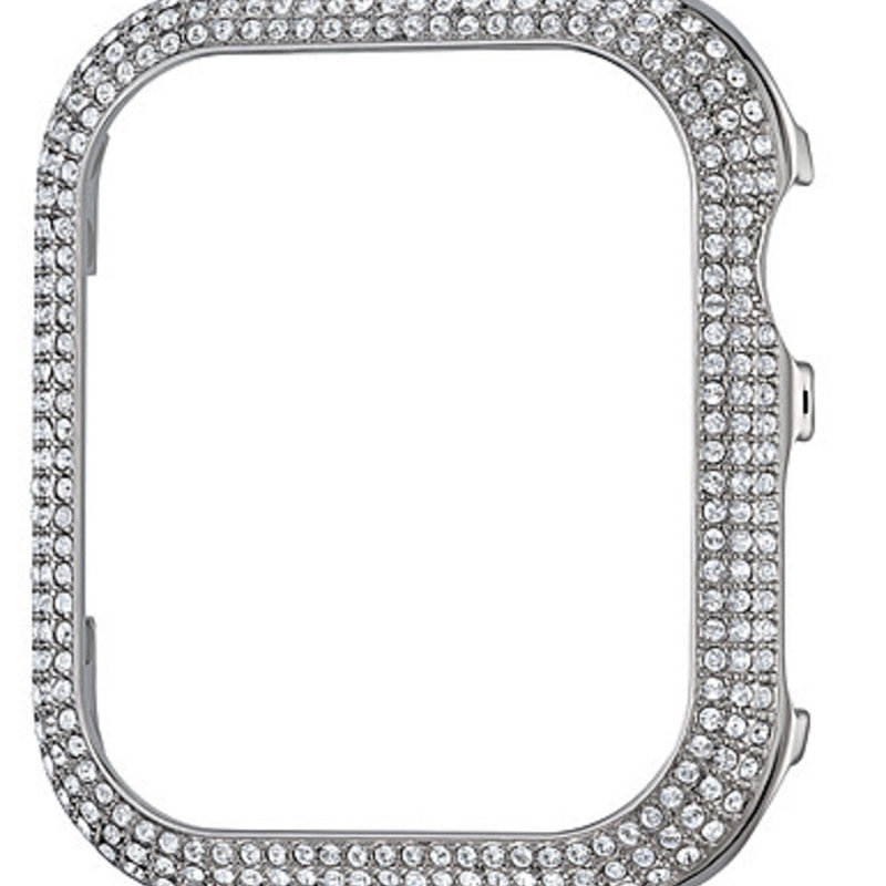 Swarovski Sparkling case compatible with Apple Watch® 40 mm, Silver-tone