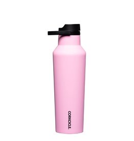 Corkcicle 20 Ounce Sun Soaked Pink  Sport Canteen