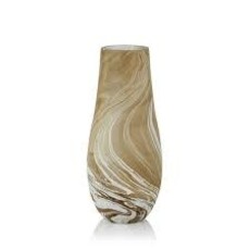 Zodax Natural Mango Wood Marbelized Vase
