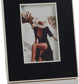 Black Bone Photo Frame with 4 x 6 Inlay