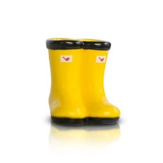 nora fleming St Jude Jumpin Puddles mini , yellow RETIRED