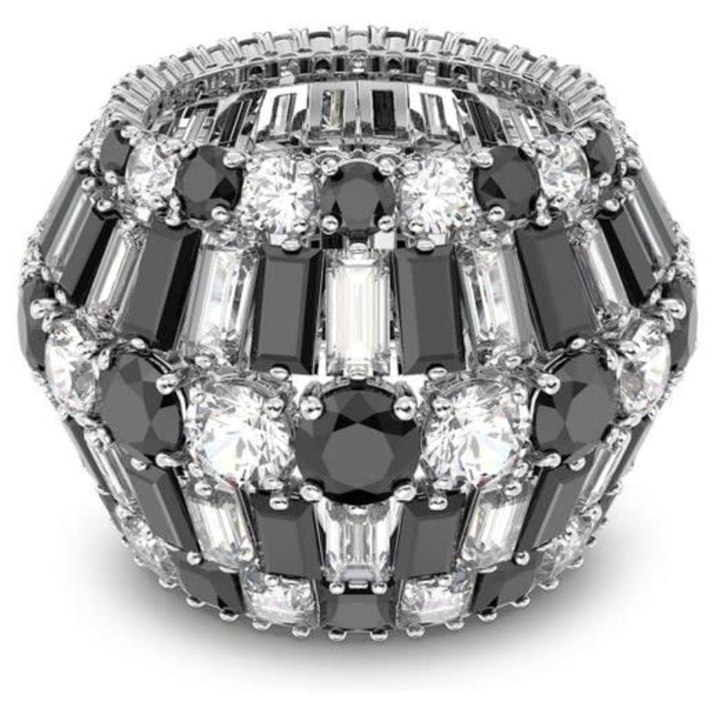 Swarovski Hyperbola Ring Black /RHS 55