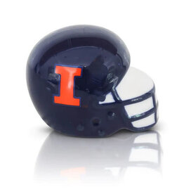 nora fleming University of Illinois Helmet Mini