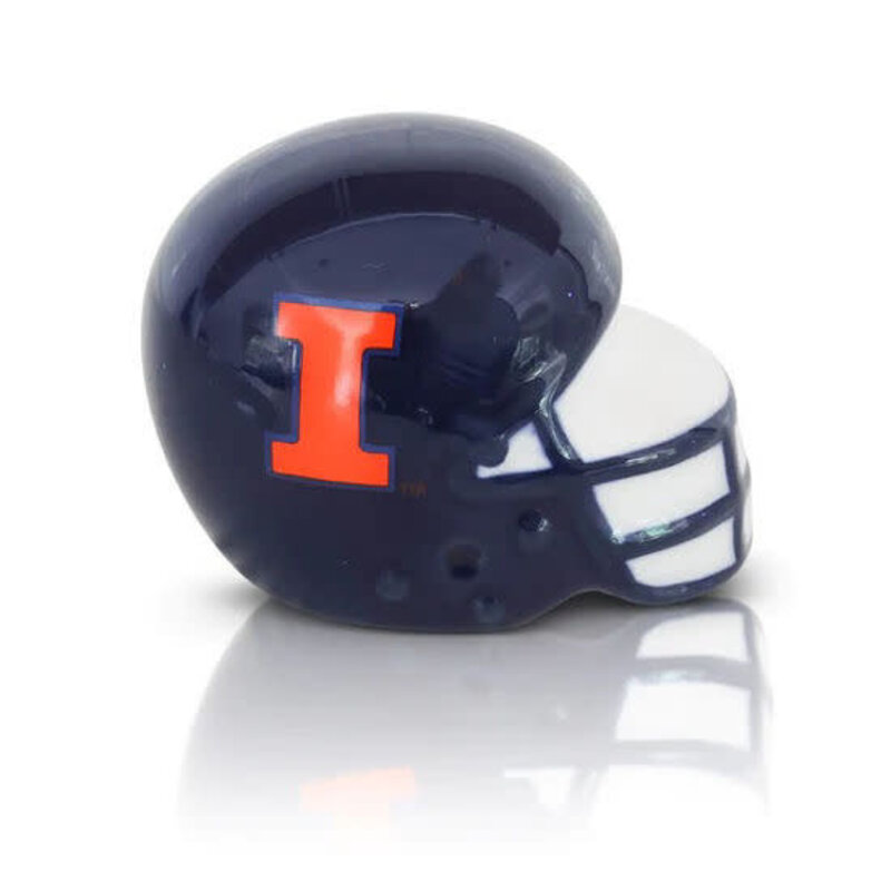 nora fleming University of Illinois Helmet Mini