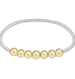ENewton Design Classic Gold beaded Bliss 3mm bracelet - 6mm