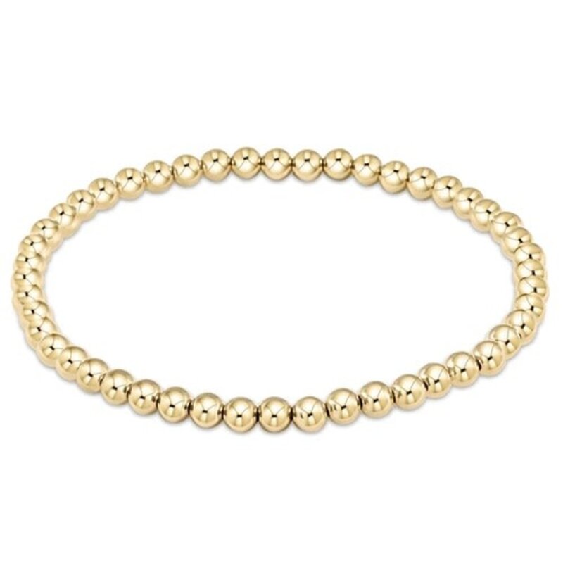 ENewton Design EXTENDED Classic Gold 4mm Bead Bracelet