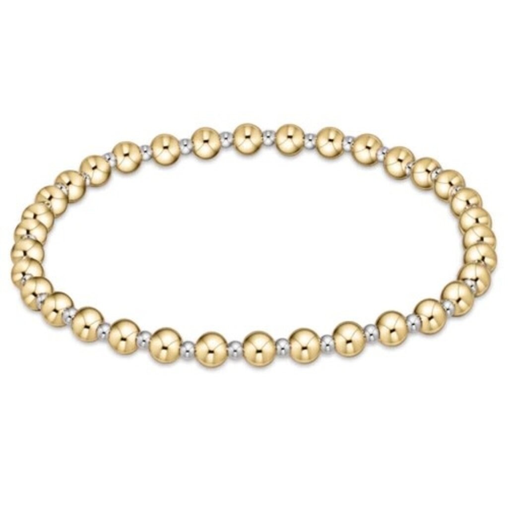 ENewton Design Classic Grateful 4mm Bracelet-Mixed Metal