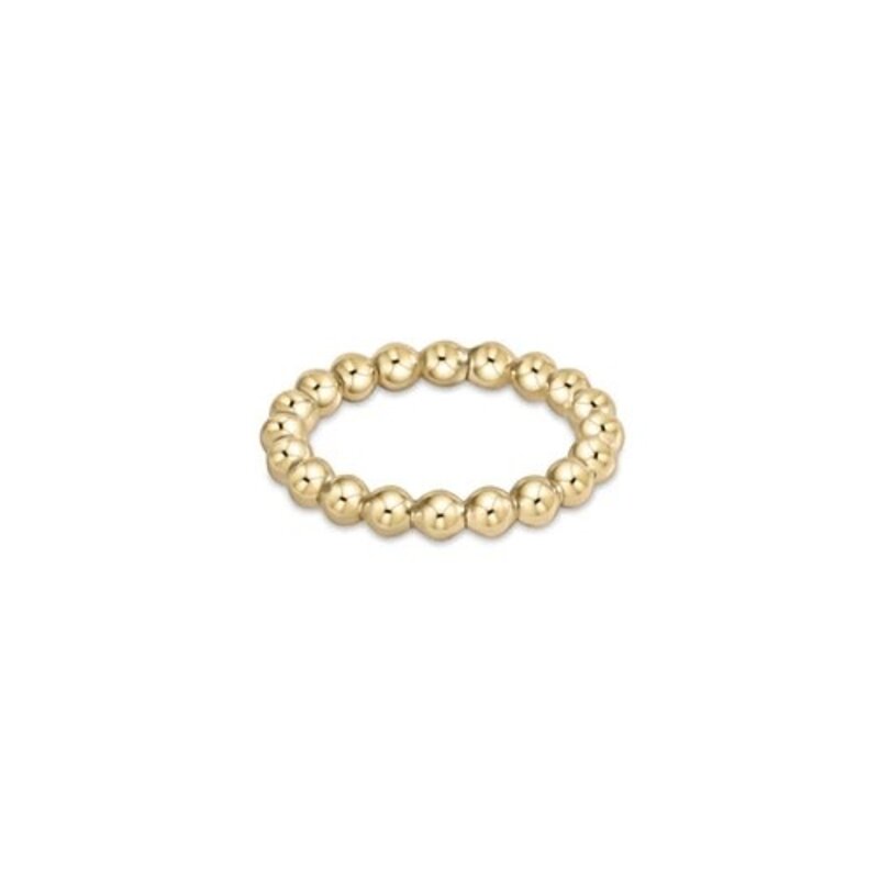 ENewton Design Classic Gold 3mm Bead Ring - Size 7