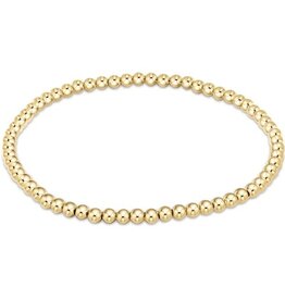 ENewton Design EXTENDED Classic Gold 3mm Bead Bracelet