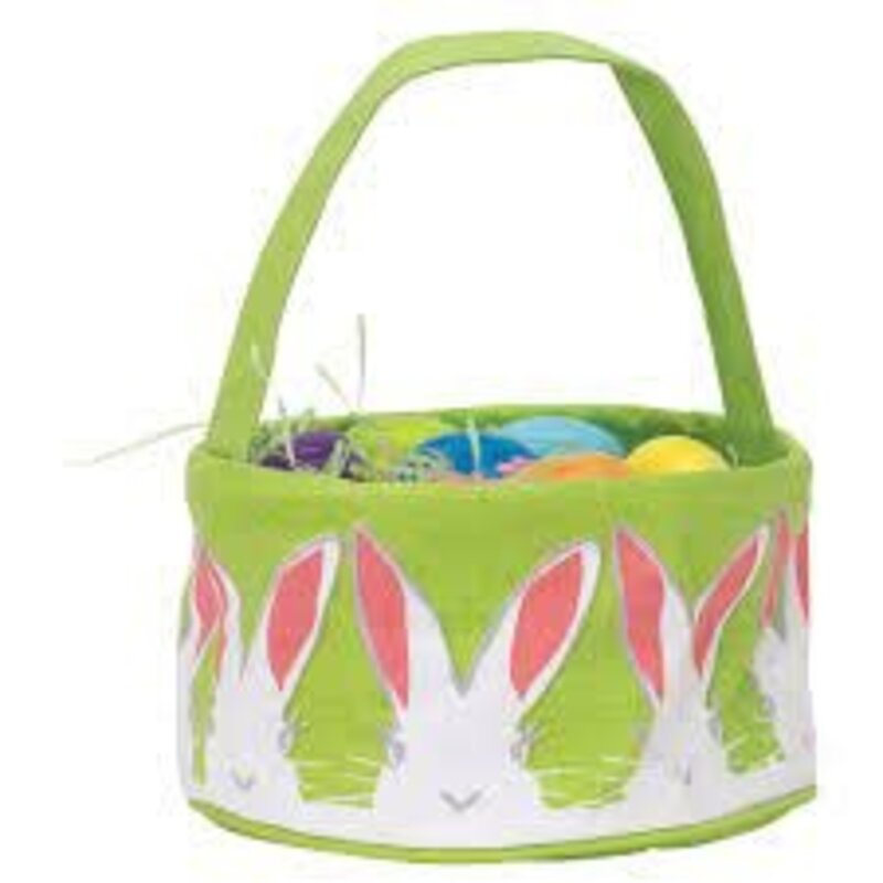 RockFlowerPaper Bunny Ears Canvas Easter Basket
