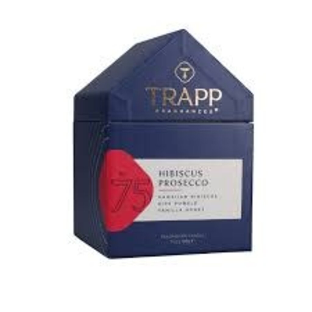 TRAPP No. 75 Hibiscus Prosecco 7 oz. Candle in House Box
