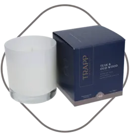 TRAPP Teak and Oud Wood 7oz Candle in Signature Box