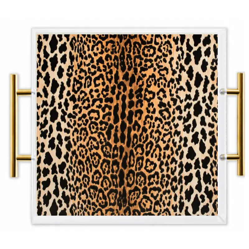 Tart by Taylor Leopard Print Large Tray