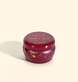 capri BLUE Tinsel & Spice Glimmer Mini Tin Candle