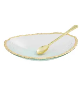 Gold Edge Dip Bowl Set