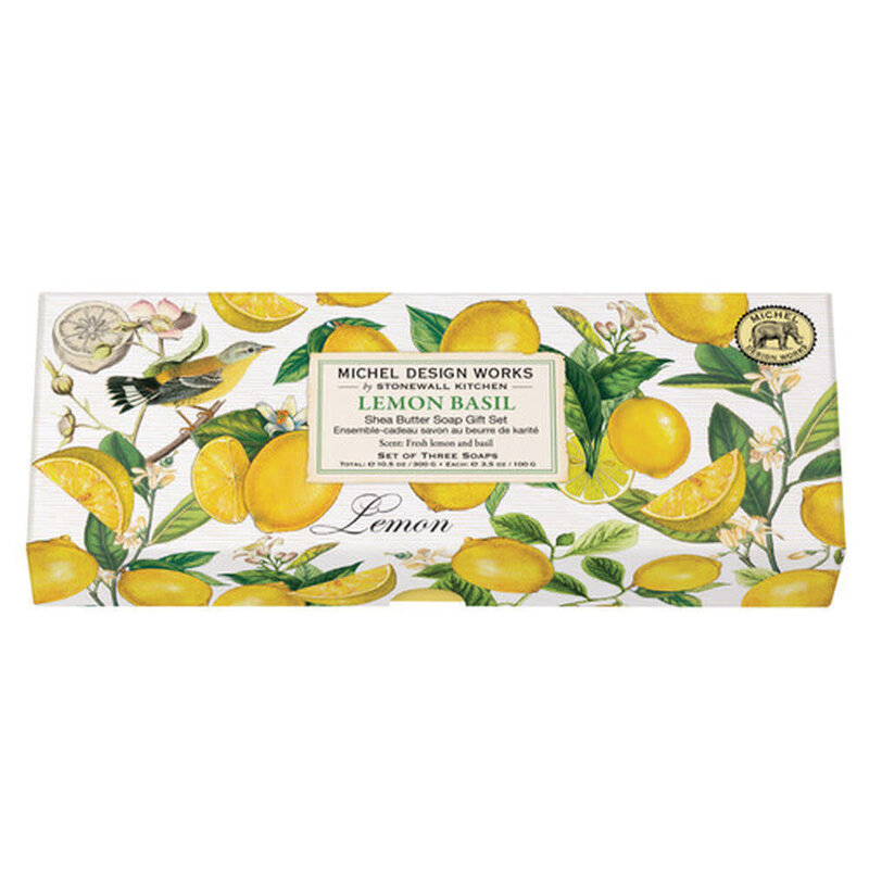 Stonewall Kitchen Lemon Basil Soap Gift Set