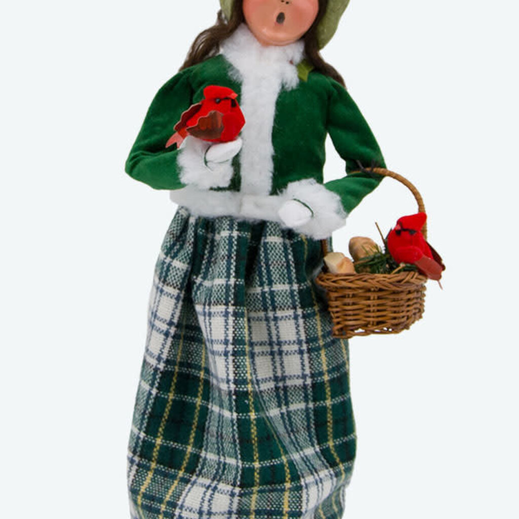 Byers Choice Woman With Cardinals, Family