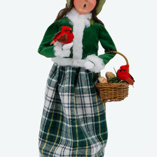 Byers Choice Woman With Cardinals, Family