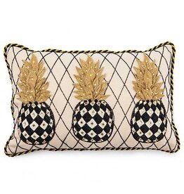 Pineapple Lumbar Pillow - Ivory