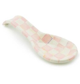Mackenzie-Childs Rosy Check Enamel Spoon Rest