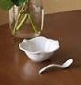 Vida Havana Mini Bowl w/Spoon, White