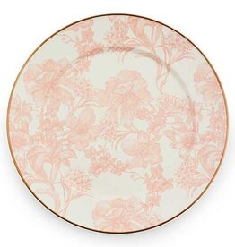 Mackenzie-Childs Rosy English Garden Enamel Charger/Plate