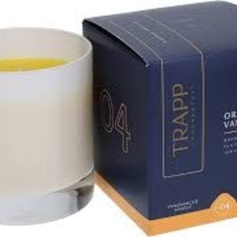 TRAPP No. 04 Orange Vanilla 7 oz. Candle in Signature Box