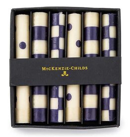 Mackenzie-Childs Mini Dinner Candles - Royal, set of 6