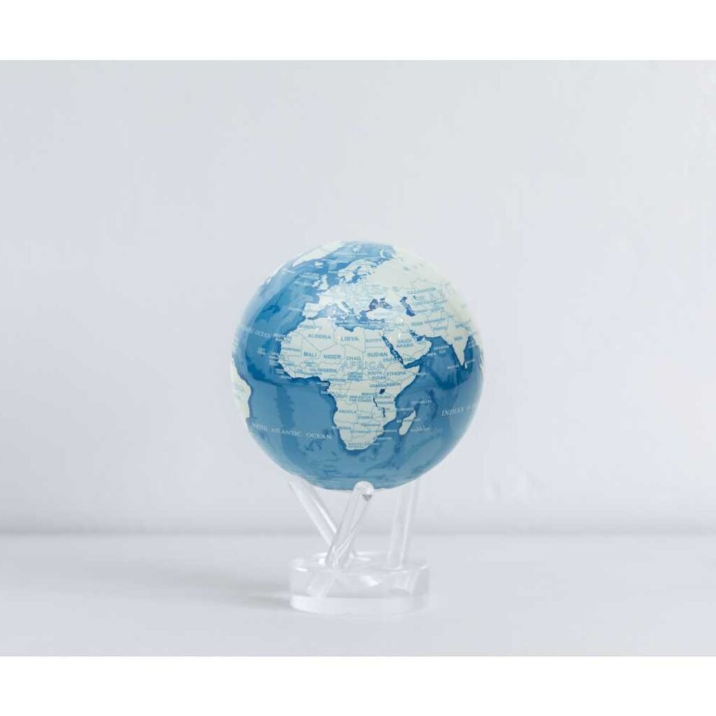 MOVA  International Sky Blue and White 6'' Globe