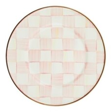 Mackenzie-Childs rosy check salad/dessert plate
