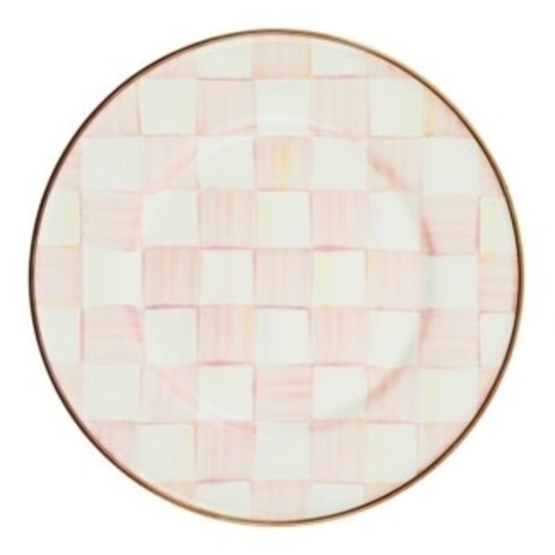 Mackenzie-Childs rosy check salad/dessert plate