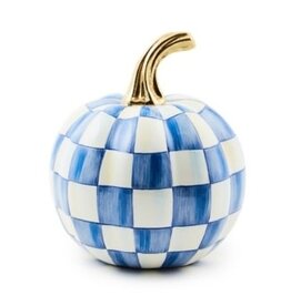 Mackenzie-Childs royal check mini pumpkin