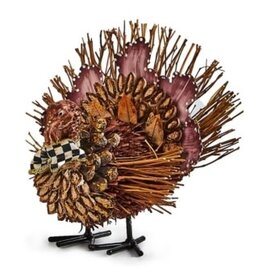 Mackenzie-Childs autumnology small turkey figurine