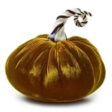 Mackenzie-Childs autumnology coffee twisted stem velvet pumpkin