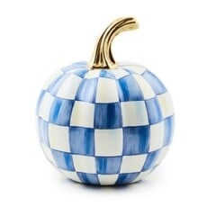 Mackenzie-Childs royal check mini pumpkin