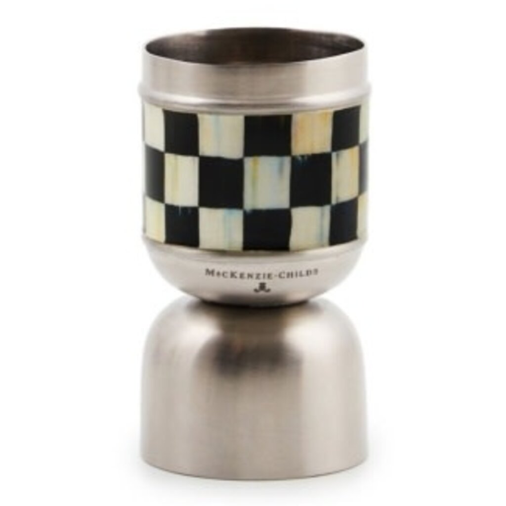 Mackenzie-Childs courtly check 3260 jigger