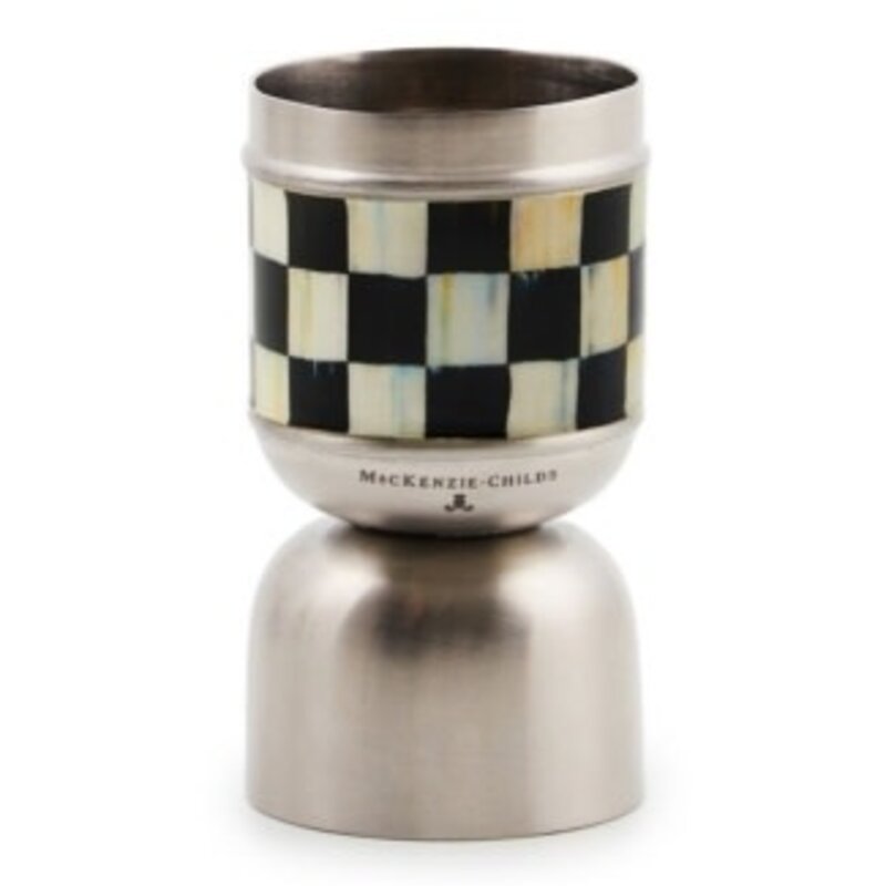 Mackenzie-Childs courtly check 3260 jigger