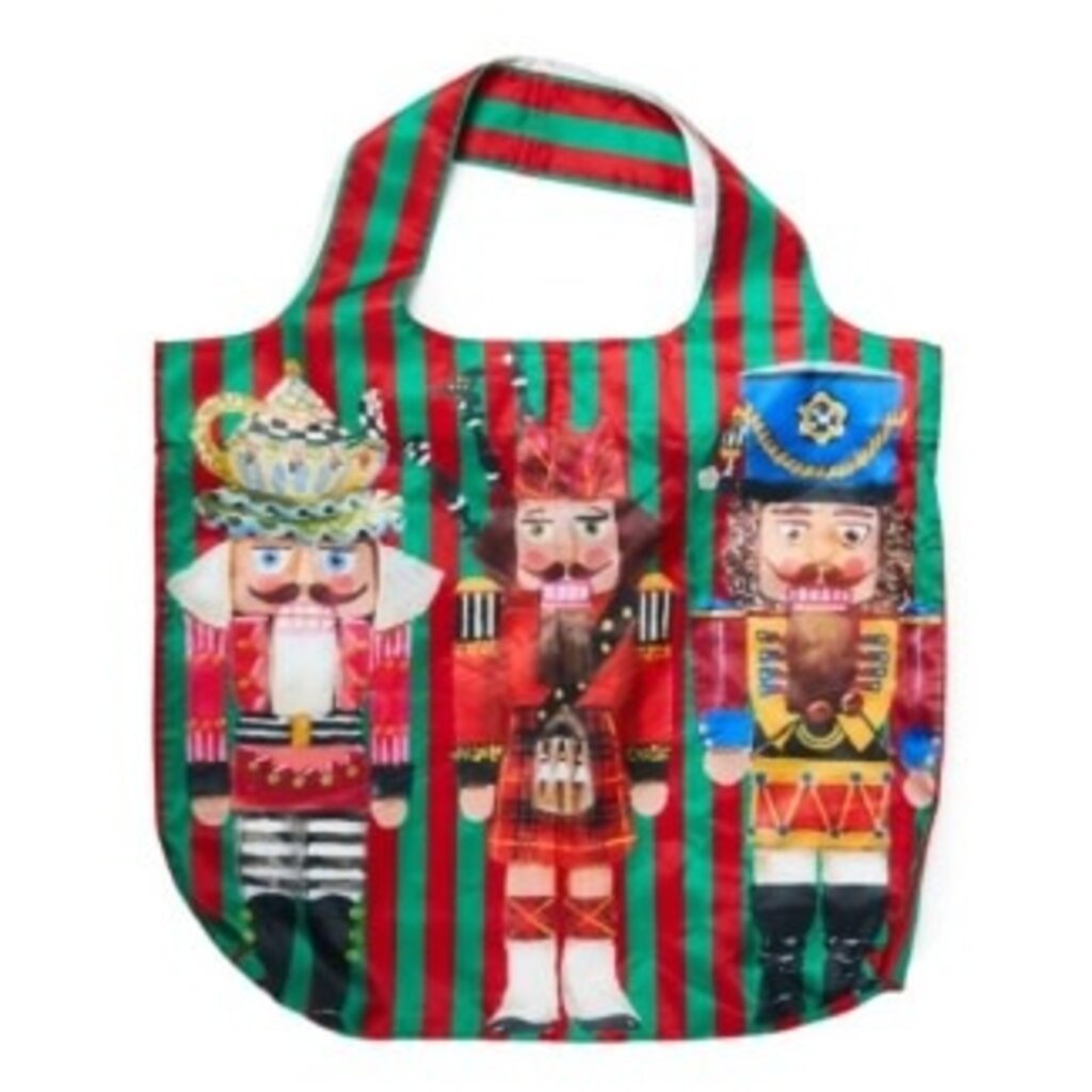 Mackenzie-Childs nutcracker to go tote