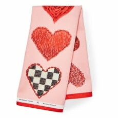 Mackenzie-Childs heart dish towel